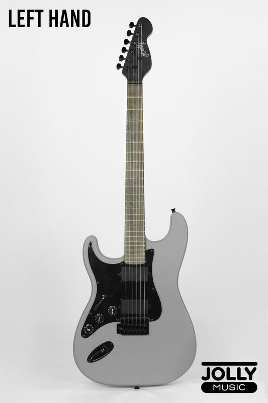 JCraft X Series LSX-1 LEFT HAND HH Modern S-Style Electric Guitar - Gunmetal