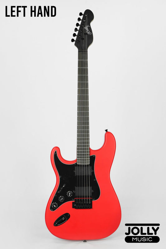 JCraft X Series LSX-1 LEFT HAND HH Modern S-Style Electric Guitar - Lockdown Red Ltd. Ed.