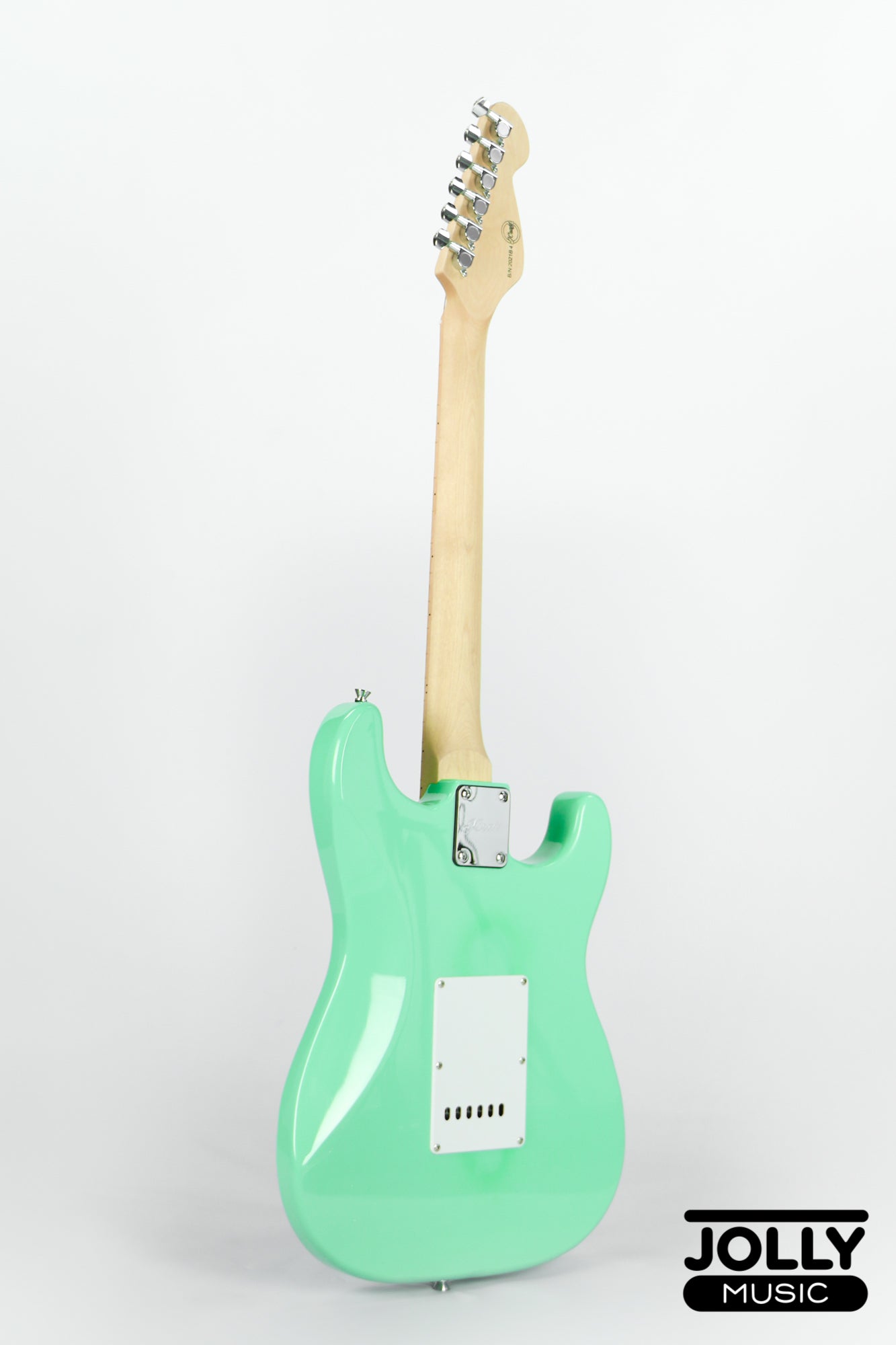 JCraft S-1 LEFT HAND Maple Neck S-Style Electric Guitar with Gigbag - Surf Green