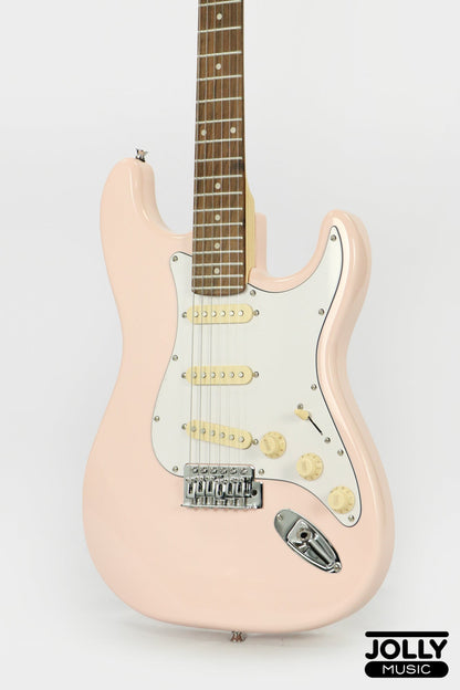 JCraft S-2 S-Style Electric Guitar - RW / Pink