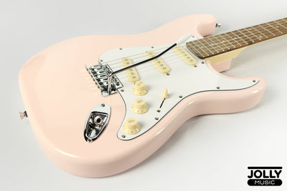 JCraft S-2 S-Style Electric Guitar - RW / Pink