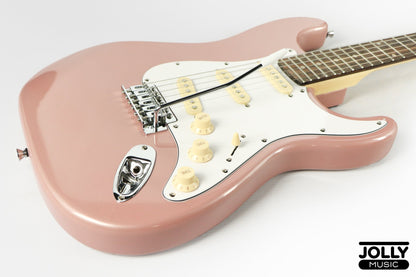 JCraft S-2 S-Style Electric Guitar - RW / Rose Gold