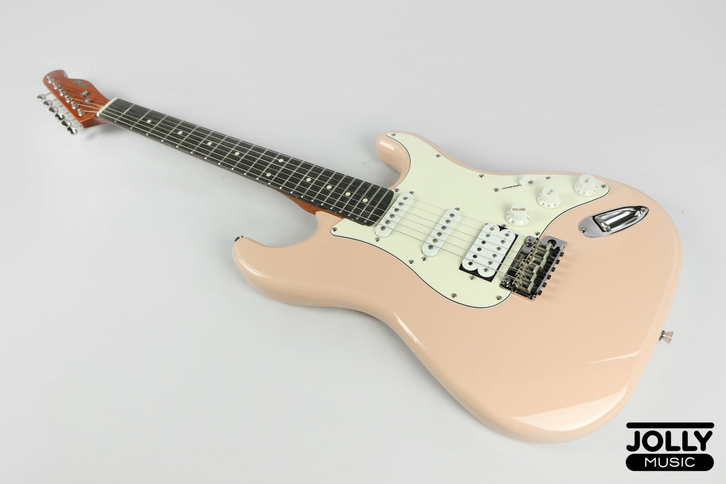 JCraft Modern Series S-3H HSS S-Style Electric Guitar Roasted Maple - Shell Pink