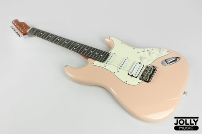 JCraft Modern Series S-3H HSS S-Style Electric Guitar Roasted Maple - Shell Pink