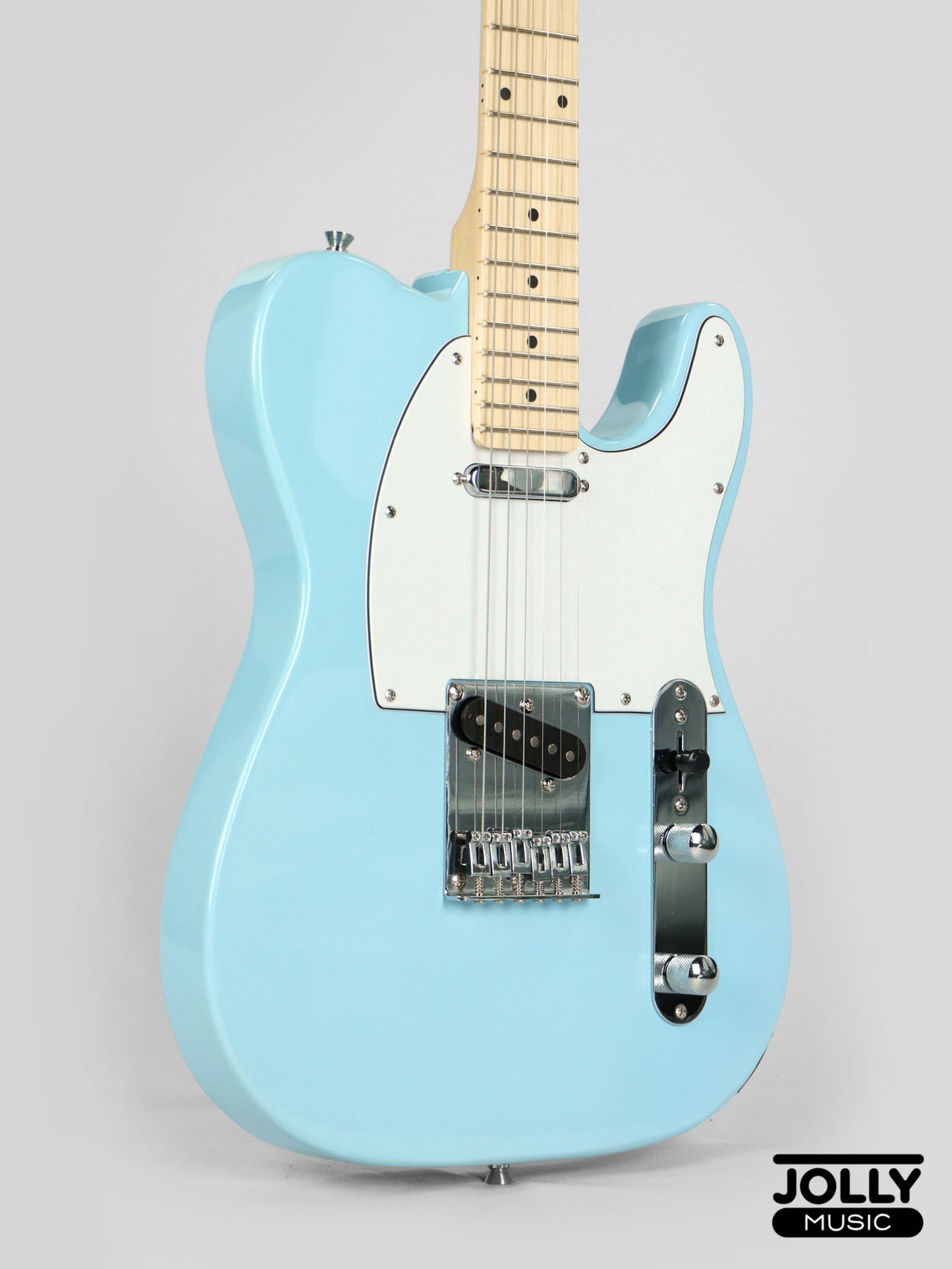 JCraft T-1 T-Style Electric Guitar with Gigbag - Light Blue