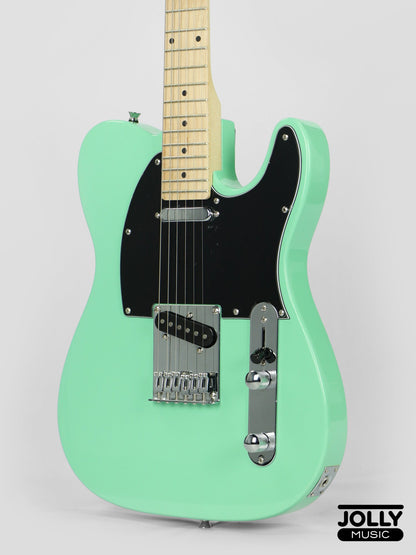 JCraft T-1 T-Style Electric Guitar with Gigbag - Surf Green