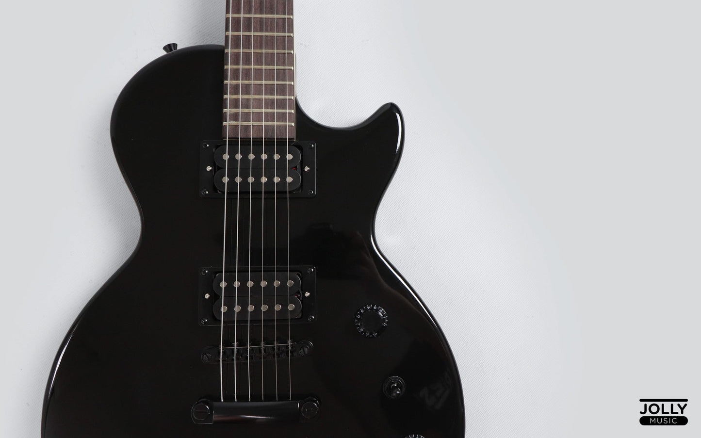 JCraft LPX-1 Single Cut Electric Guitar with Gigbag - Onyx