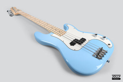 JCraft PB-1 4-String Electric Bass Guitar with Gigbag - Powder Blue