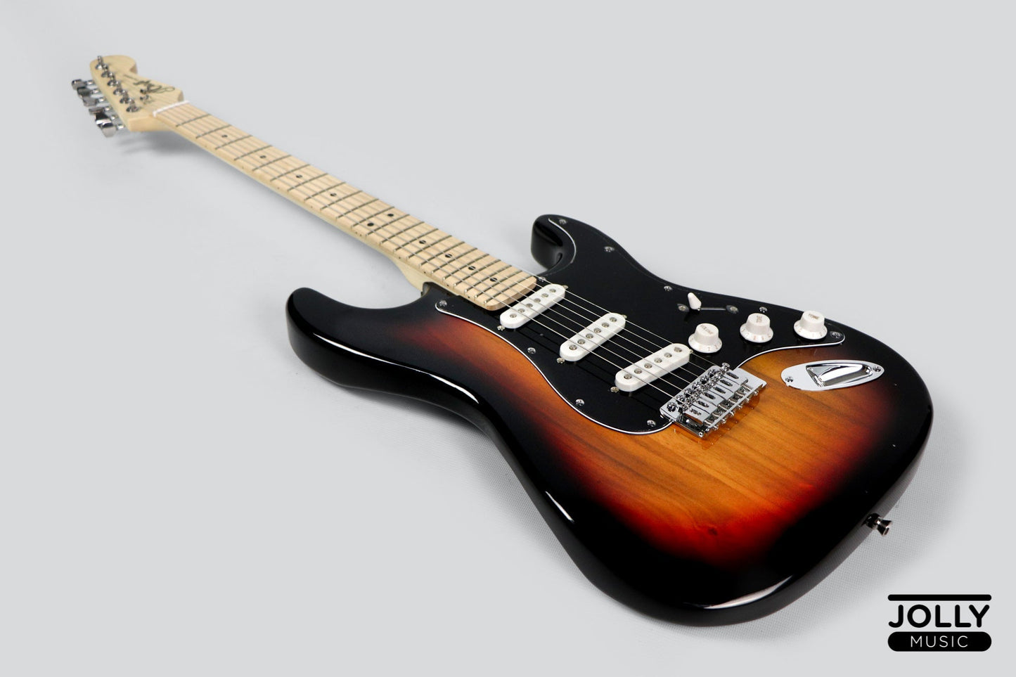 JCraft S-1 S-Style Electric Guitar with Gigbag - Sunburst