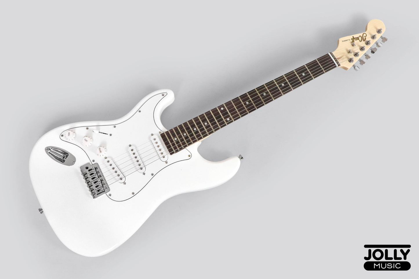 JCraft S-1 LEFT HAND S-Style Electric Guitar with Gigbag - White